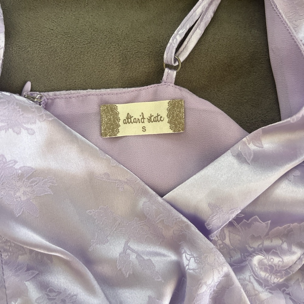 Altar'd State Lilac Floral Dress - Picture 3 of 3
